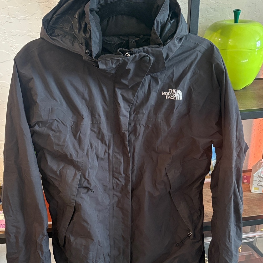 The North Face Unisex Charcoal Raincoat